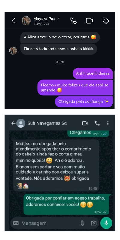 Avaliação de Cliente 3